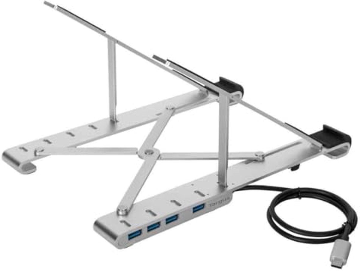 Draagbare Laptopstandaard met USB Hub - Opvouwbaar en Compact