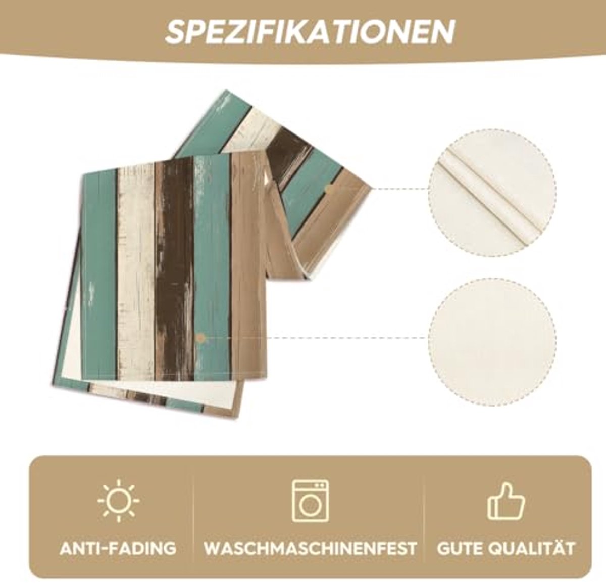Rustieke houten tafelloper voor herfstseizoen - 40 x 180 cm