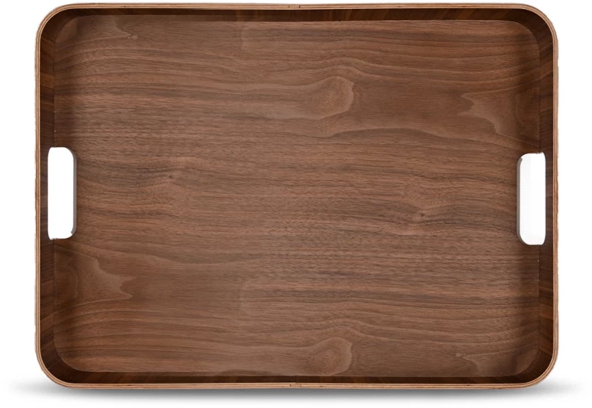 Sagaform Hanna rechthoekige plateau 55x40cm H6cm donkerbruin