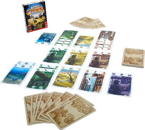 999 Games - Lost Cities - Het Kaartspel - Strategisch kaartspel - Tactisch spel - Voor 2 spelers - vanaf 10 jaar - Gezelschapsspel