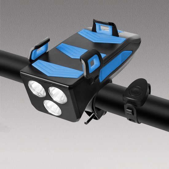 Fiets verlichting - Fiets Telefoonhouder - Fiets Smartphone Houder - 4000 mAh - Bel - Koplamp — afbeelding 3