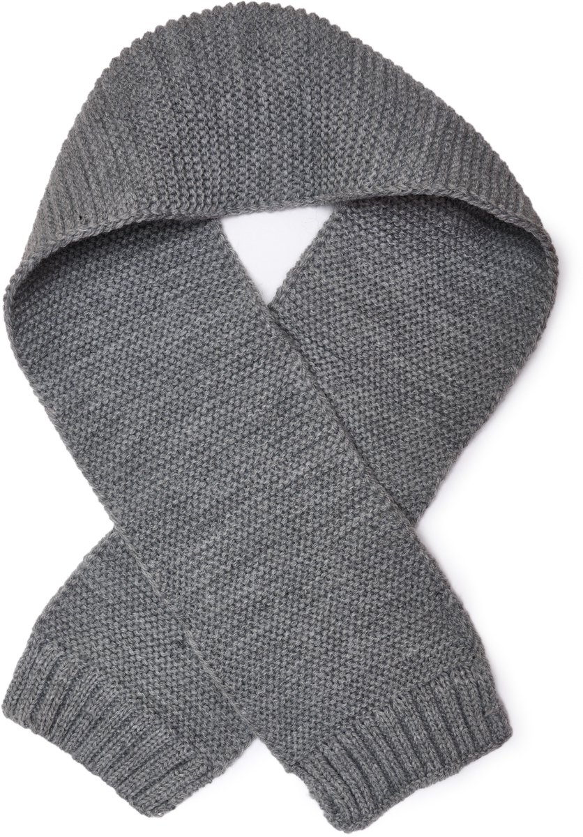 Sarlini Baby Sjaal Knit 0-6 mnd Grijs - Unisex Zacht en Warm