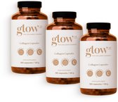 Glow25® Collageen Capsules (3x180 capsules) - Met hyaluronzuur en vitamine C