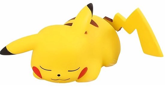 Pikachu Nachtlampje - Slapende Pikachu - Kinderlampje - 12cm - Pokemon Nachtlamp - Inc. Batterijen - Betere nachtrust - Nachtlampje Voor Kinderen