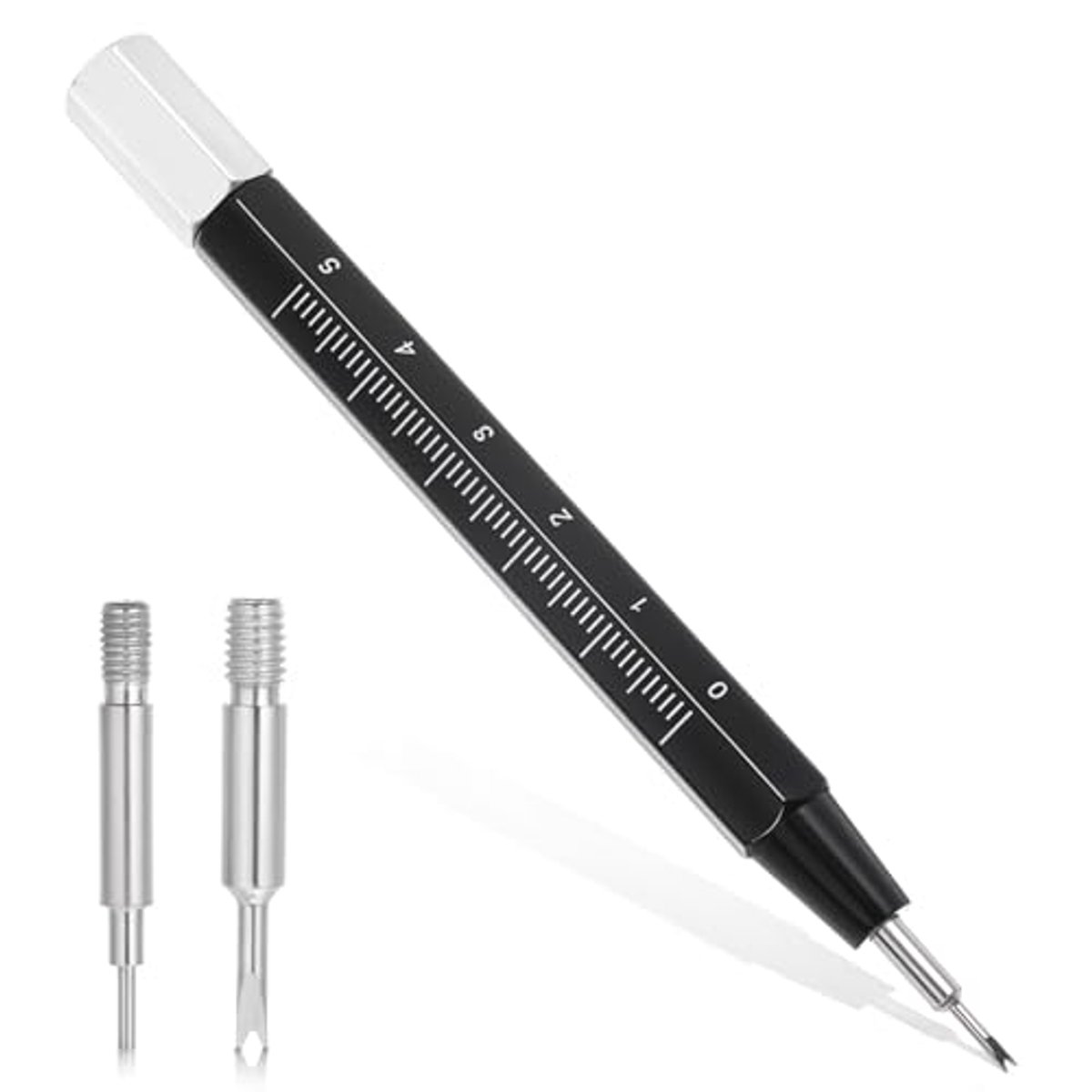 Veerstaafje voor horlogemakers - Aluminium hefboom gereedschap met reservepennen voor horlogebandjes