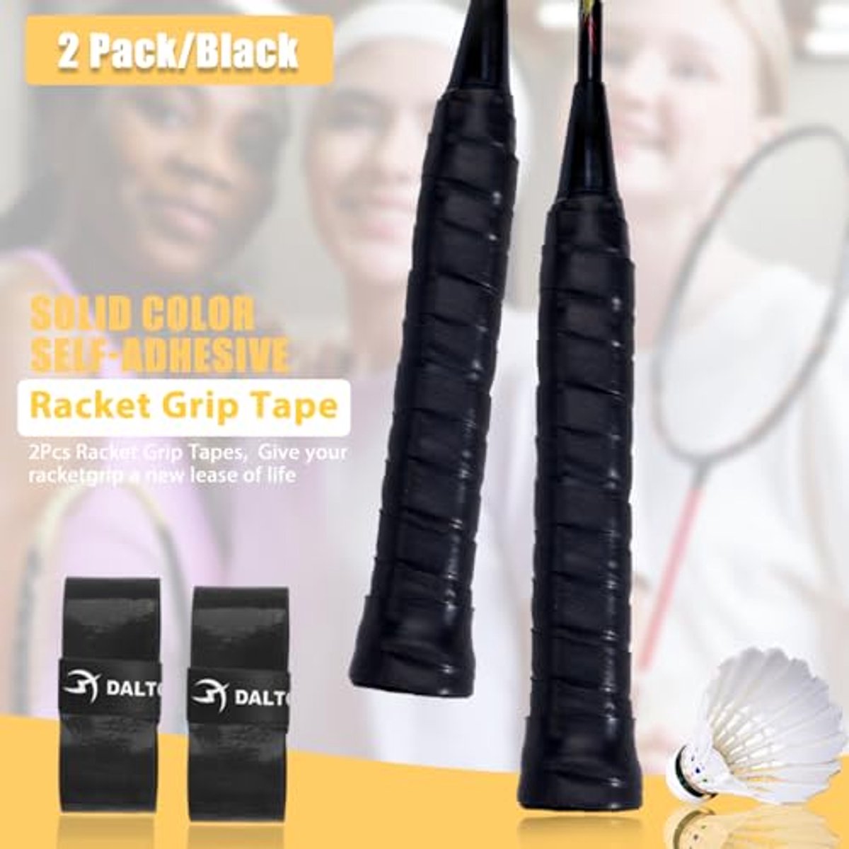 Vervangende Racket Grip voor Tennis, Badminton en Squash - Anti-slip en Absorberend