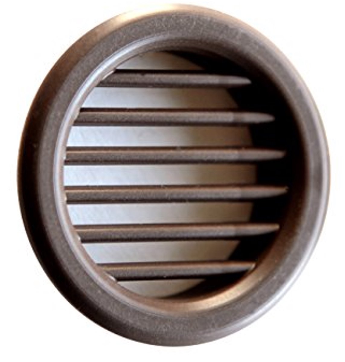 Rond Ventilatie Rooster voor Inbouw - Bruin - Buitendiameter 40 mm