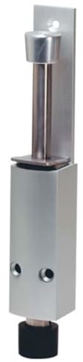 Deurvergrendeling 60 mm | deurstopper in aluminium | ideal voor veilige open deuren