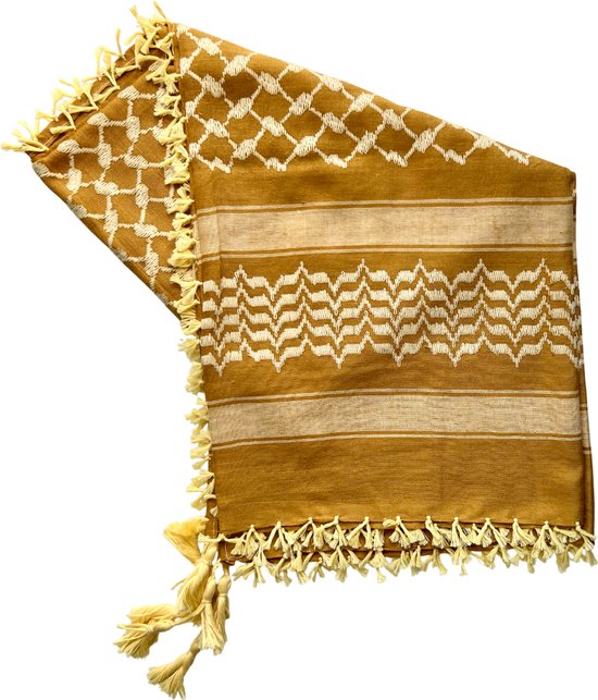 Als je een oranje keppeltje opzet, draag dan ook een Palestijnse sjaal