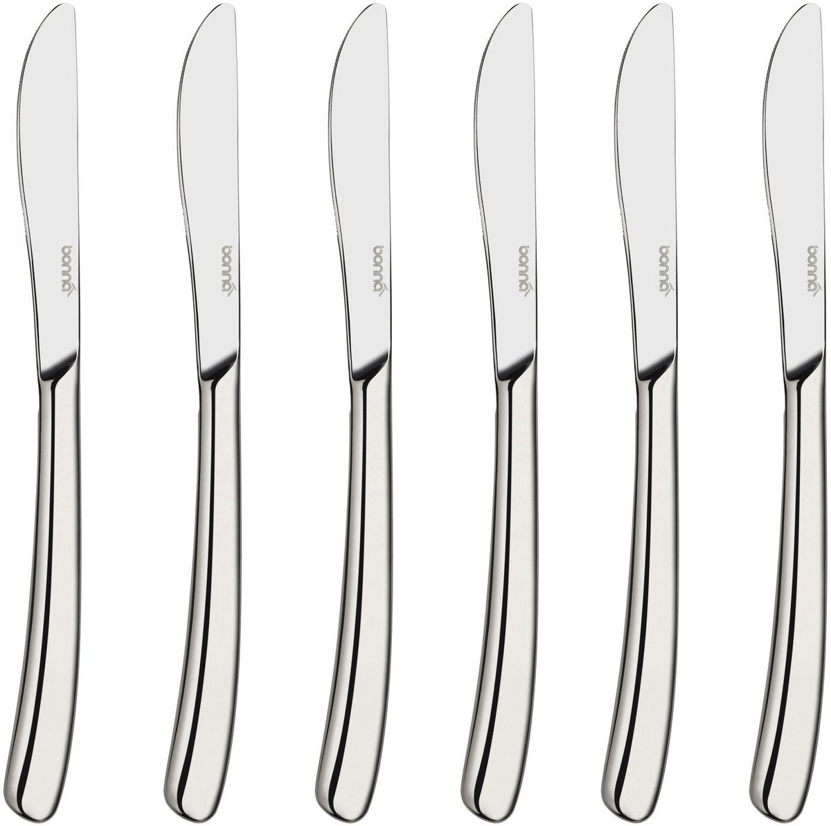 Bonna Dessertmes - Vogue - RVS - 20 cm - set van 6
