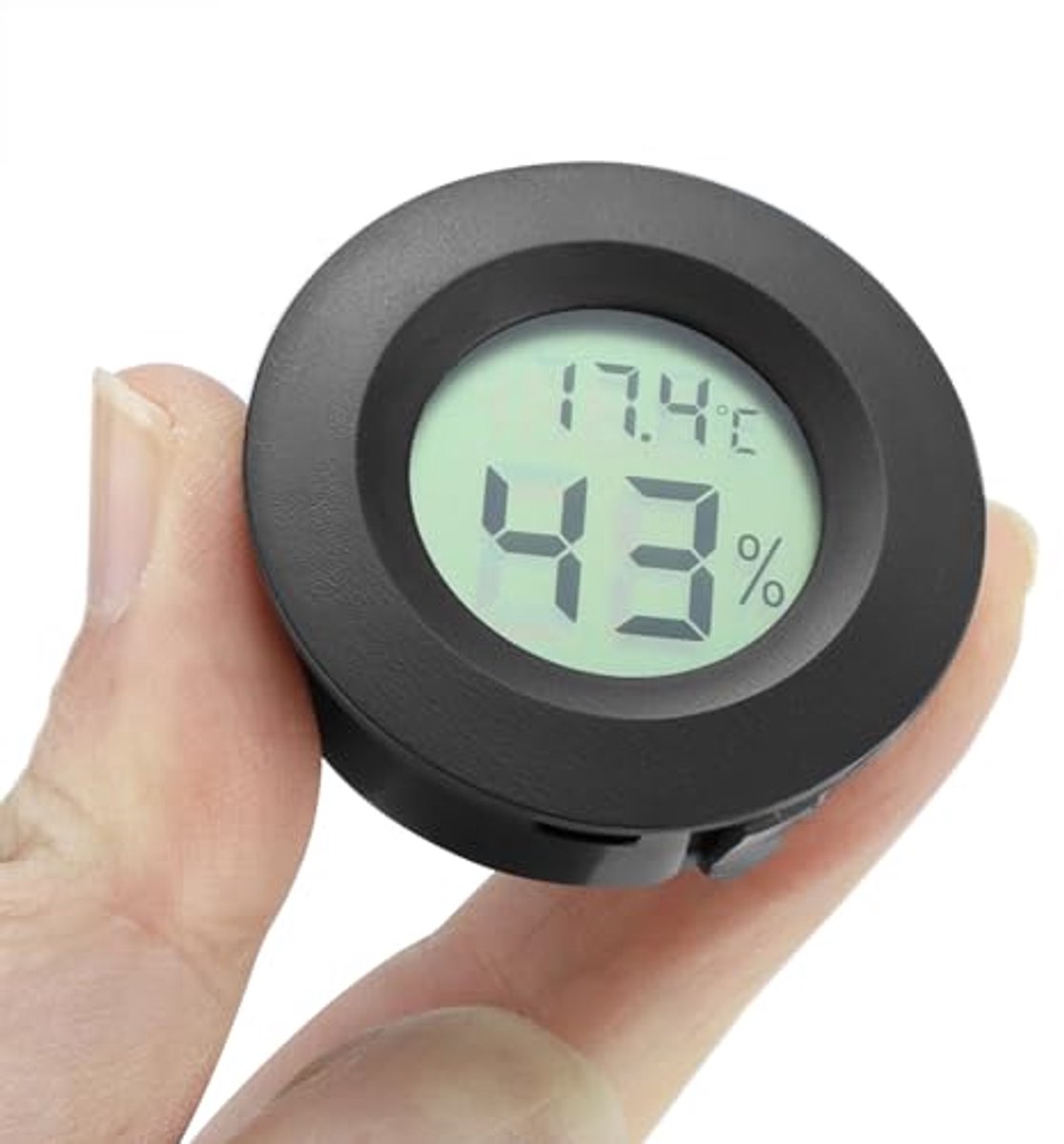 Digitale Hygrometer Thermometer - 3 Stuks Mini Temperatuur- en Luchtvochtigheidsmeters voor Woonkamer, Kas, Wijnkelder en Reptielenbak — cadeau in Cadeau-ideeën - foto 8