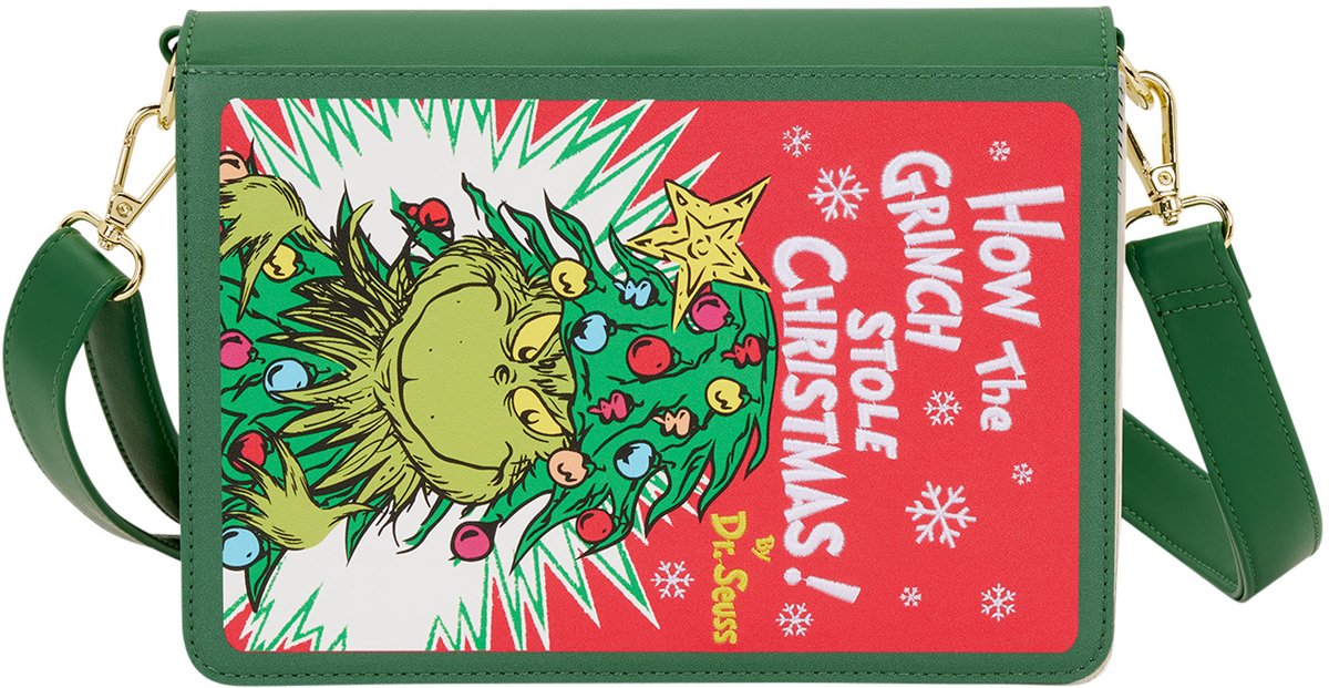 Loungefly Crossbody Bag Dr. Suess The Grinch Holiday