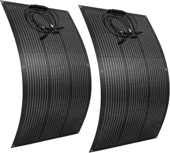 Flexibel Zonnepaneel 200W 12V - Monokristallijn Zonnepanelen voor Marine, RV, Camper, Aanhangwagen en Boot