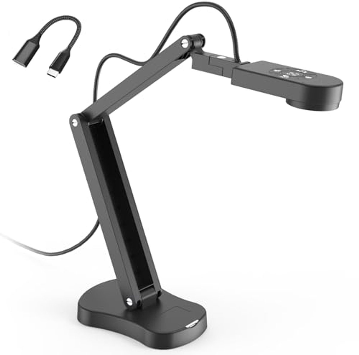 8MP Documentcamera voor Klaslokaal en Lesgeven - USB Webcam met Microfoon en LED