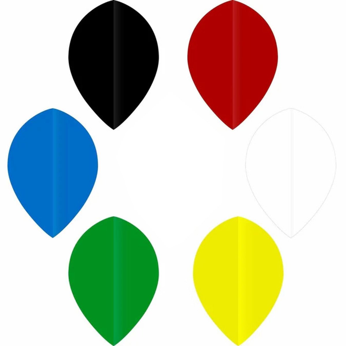 DLDarts - Pear Flights Collection - 75 micron - 6 Set