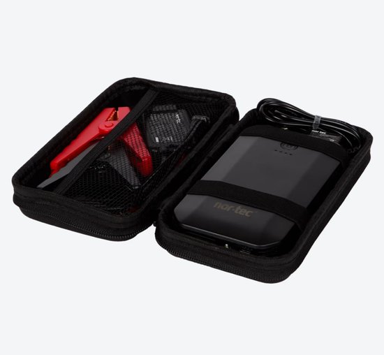 Nor-Tec Multifunctionele Jumpstarter - powerbank met led-zaklamp - 7200 mAh