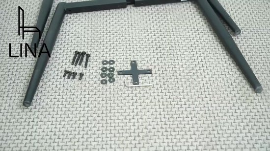 Chaises de salle à manger Lina® Noble - Zwart - Set de 4 - Velours