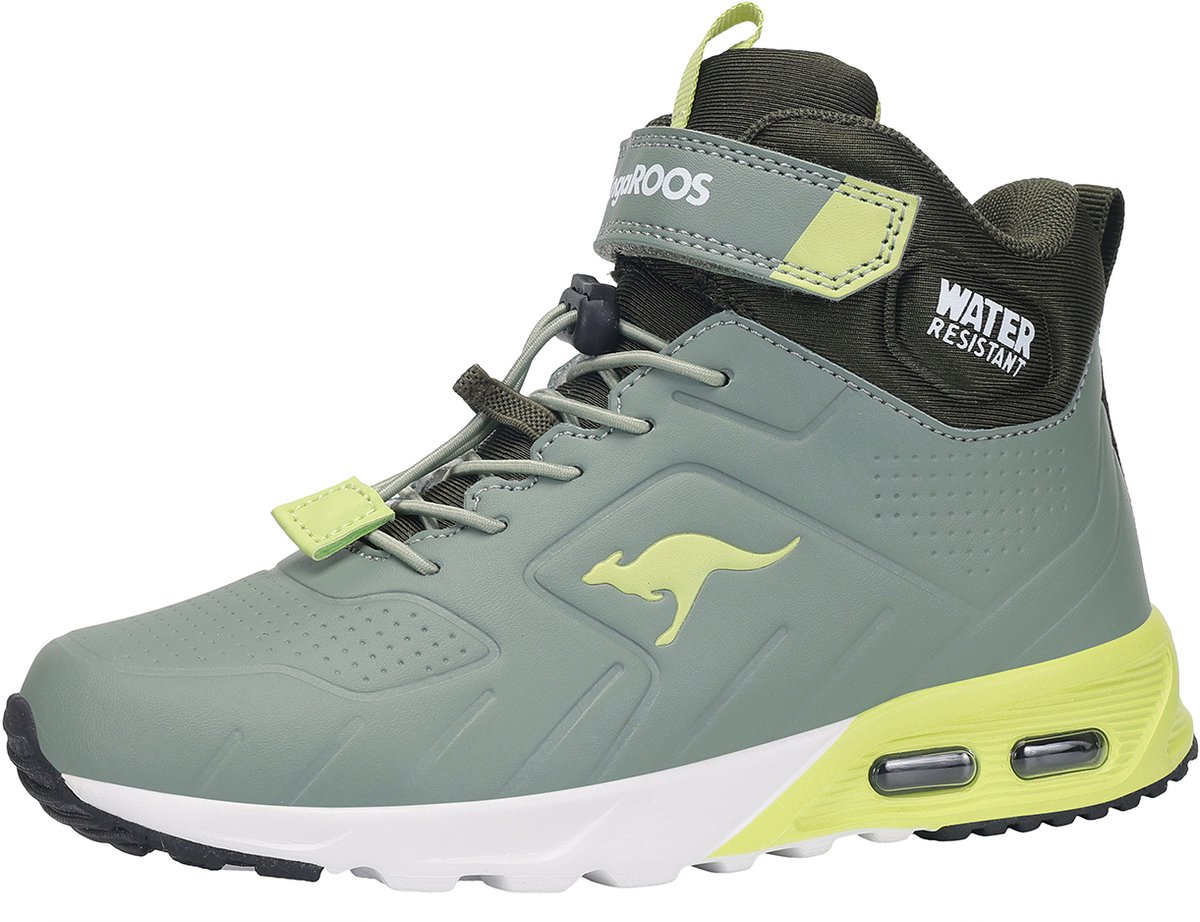 KangaROOS KX-Molbo Mid EV hoge unisex kindersneaker warme voering groen
