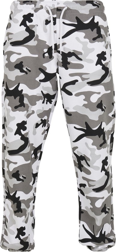 LY4U Trainingsbroek voor heren, camouflage-joggingbroek met ritszak, knusse ademende gymbroek met elastische taille, casual joggingbroek voor hardlopen, training, Zwart, XL