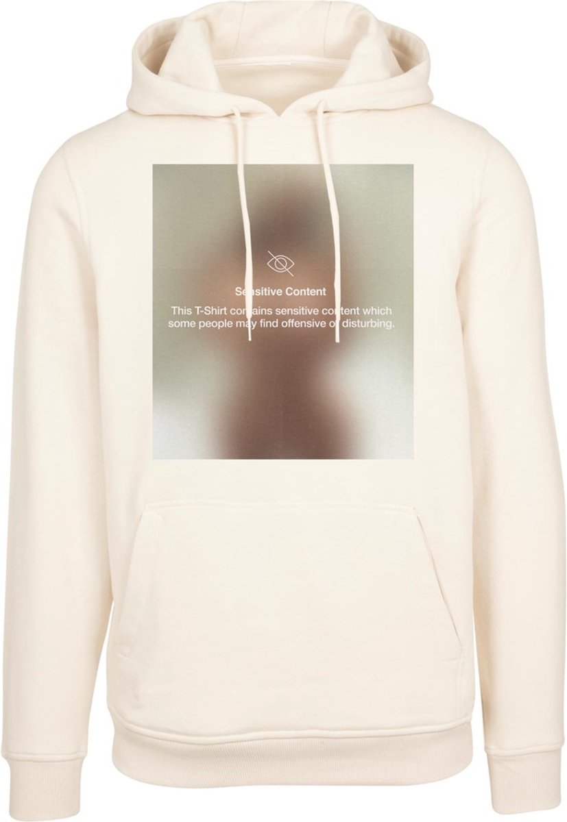 Mister Tee Sensitive Content Hoodie/trui M Beige