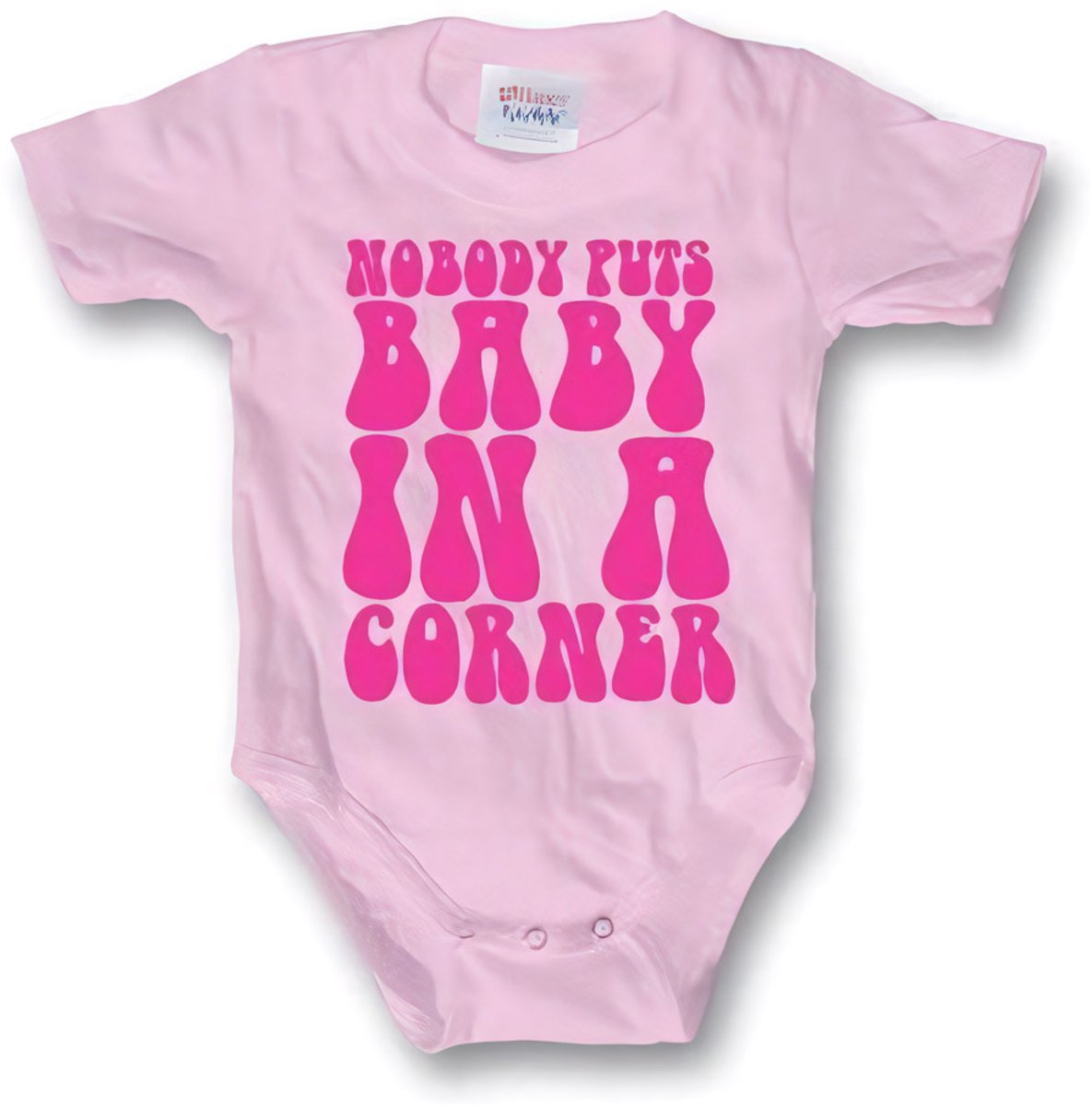 Hybris Kinder Nobodys Puts Baby In A Corner Body SH-13-15368-L56 Pink-6-12Monate