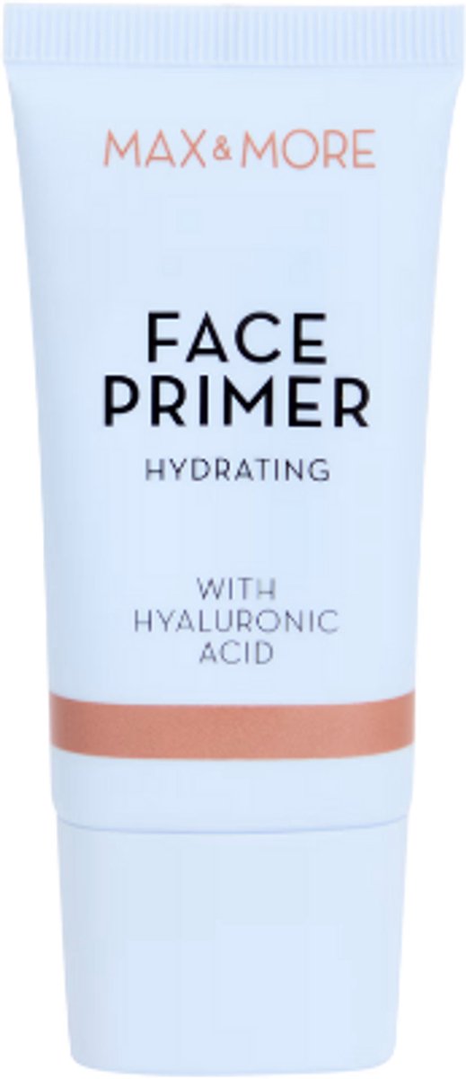 Faceprimer - Hydrating - Max & More | 1x 30ml - Met Hyaluronzuur | Gezichtsprimer - Gezichtscrème