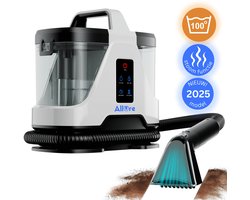 Allure Tapijtreiniger Pro - Verwarmbaar tot 100°C - 6 Opzetstukken - Vlekkenreiniger - Bank reiniger - Meubelreiniger - Stoomreiniger voor Bank - Matras - Vloer - Auto - Gordijnen - Apparaat - 1700 W