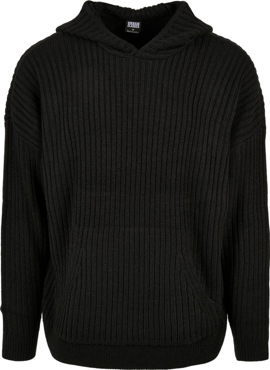 Urban Classics Knitted Hoodie/trui 4XL Zwart