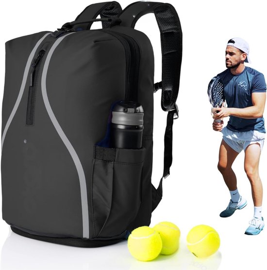 MMM® Padel Tas - Padel Rugzak - Padeltas - voor 2 Padel Rackets en Padelballen - Hoogwaardige Afwerking
