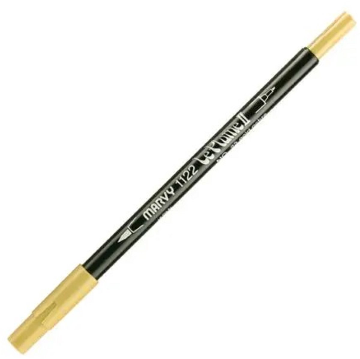 Marvy - Le Plume II - double sided watercolor marker - N°23 golden ochre