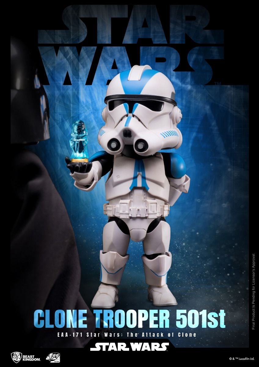STAR WARS - Clone Trooper 501st - Figure Egg Attack Action 16.5cm