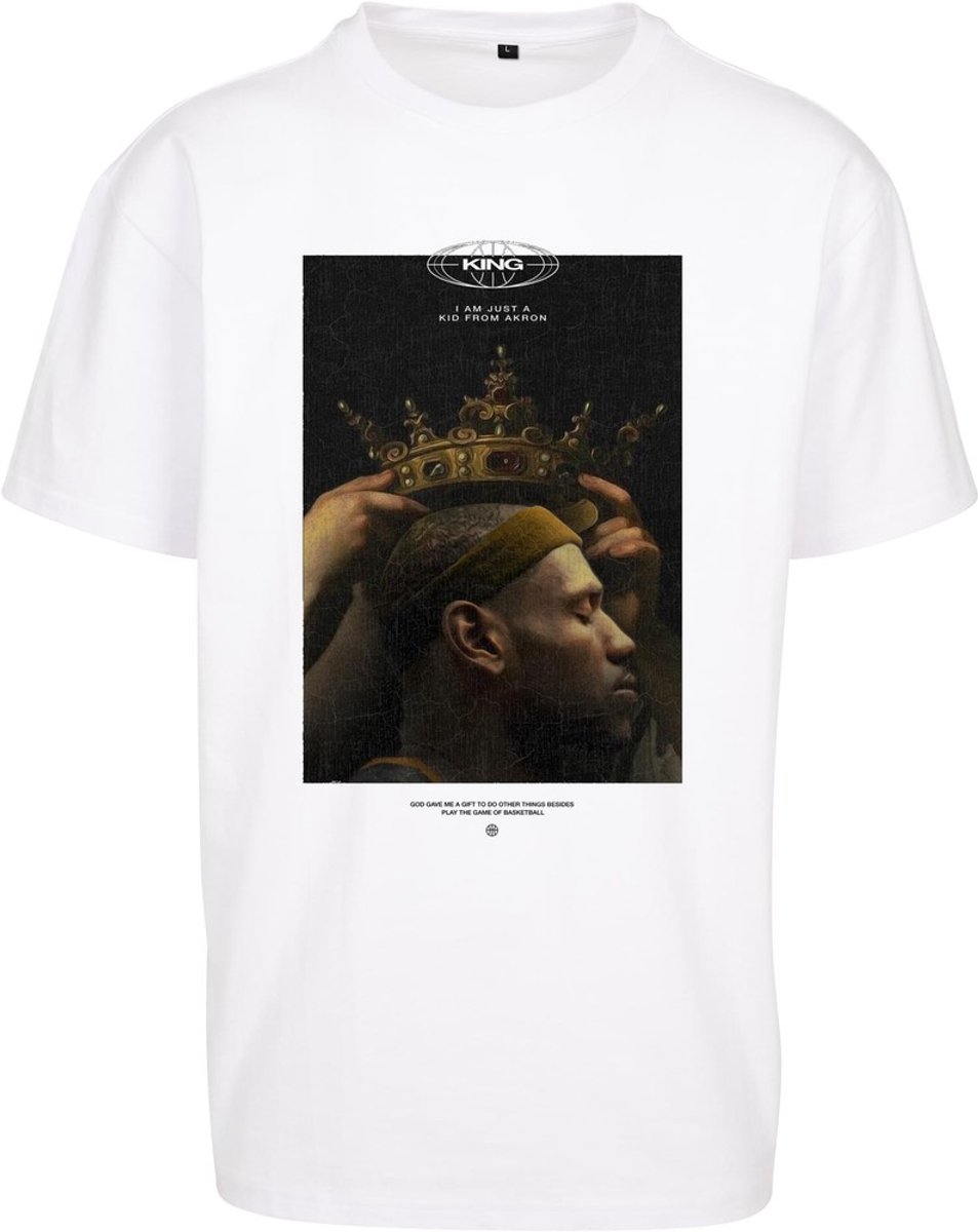 Mister Tee Kid from Akron Oversize Heren T-shirt XS Wit