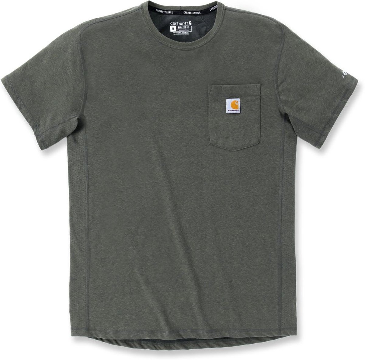 Carhartt Force Pocket S/S T-Shirt 106652 -L Basil Heather