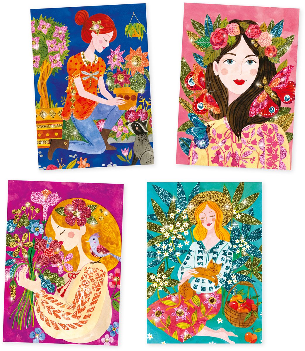 Glitterzand: de geur van bloemen