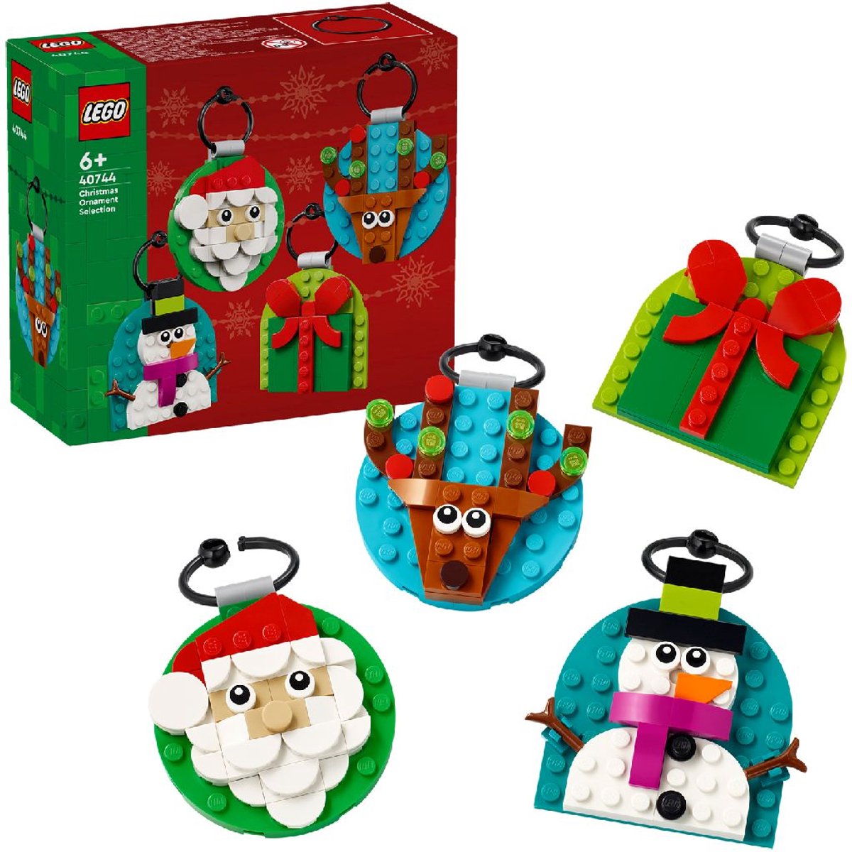LEGO Schattige kerstversieringen Kerstdecoratie Om te Knutselen voor Kinderen 40744 — afbeelding 13