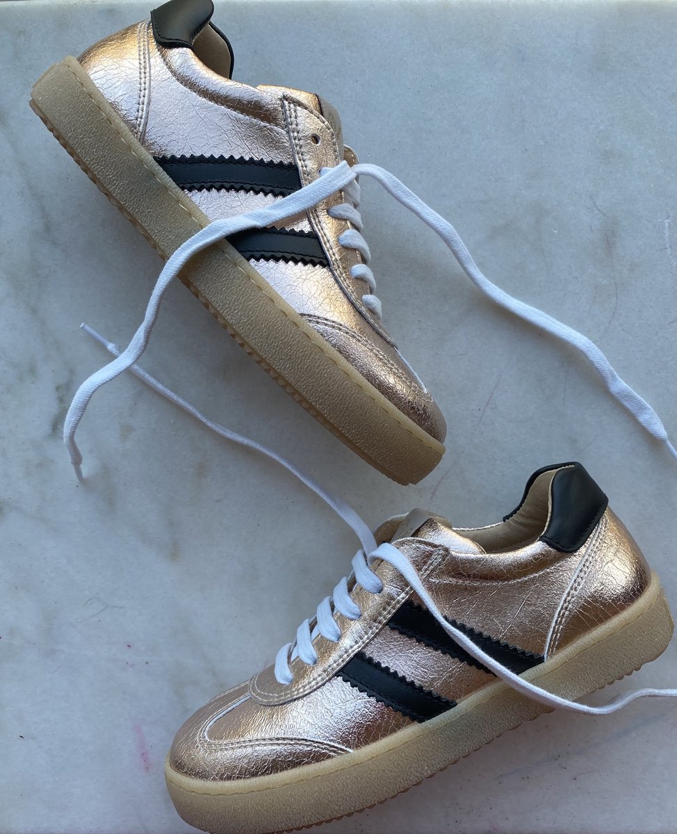 Lunella sneaker goud maat 32