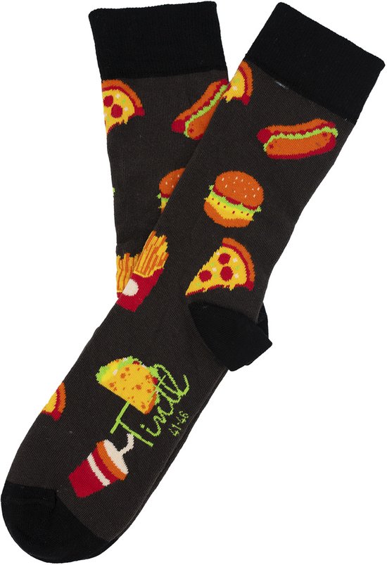 Tintl socks unisex sokken | Food - Fastfood (maat 41-46)