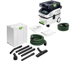 Festool CTM MIDI I AC CLEANTEC mobiele afzuigunit 1200 W 15 l stofklasse M + schoonmaakset voor vakmensen