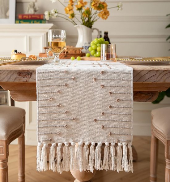 Kerst Rode Tafelloper 135cm Lange Tafelloper Kerstlopers Voor Tafellopers Voor Kerstvakantie Feest Keuken Eettafel Decoratie(Size:35X140CM,Color:D
