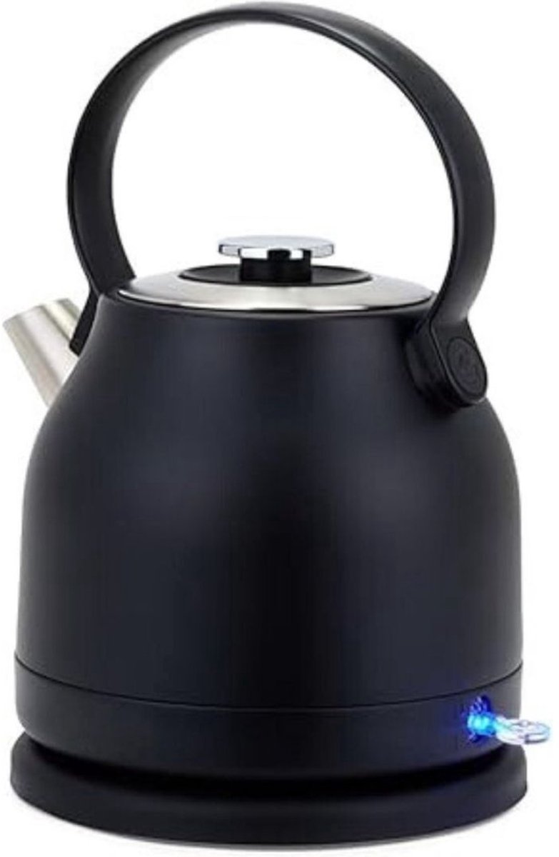 MKSS® Retro Waterkoker - Waterkoker - Heetwaterdispenser - 1,5L - Zwart