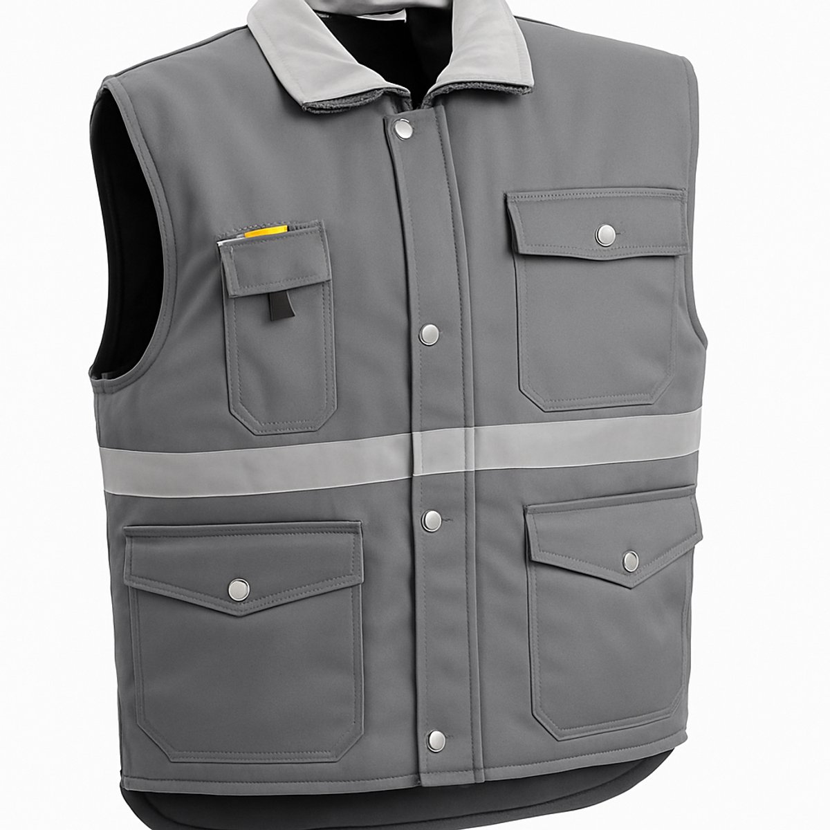 Thorson Bodywarmer Werkvest – – – 60% Polyester 40% Katoen Grijs