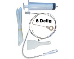 6-delige set Koelkast Afvoergat Verstopping Remover - Reinigingsgereedschap - Reparatie Koelkast - 6-Delig - Afvoergat - koelkasten - koelkast - vriescombinatie - Verstopping - Verwijderen - Baggeren