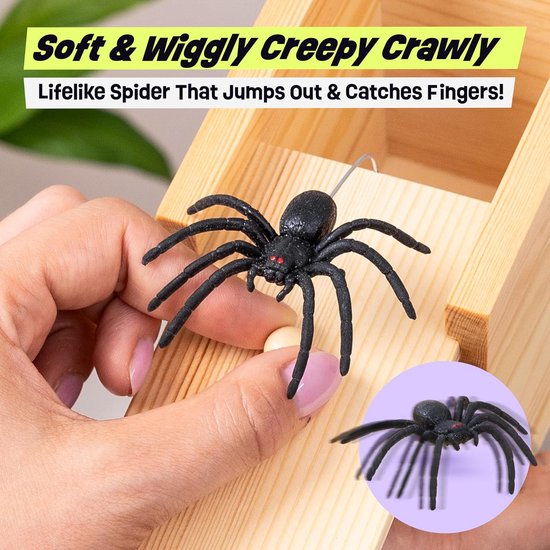 Milisten 48 Stuks Halloween Mini Rekbare Tpr Spinnen Levendige Kleuren