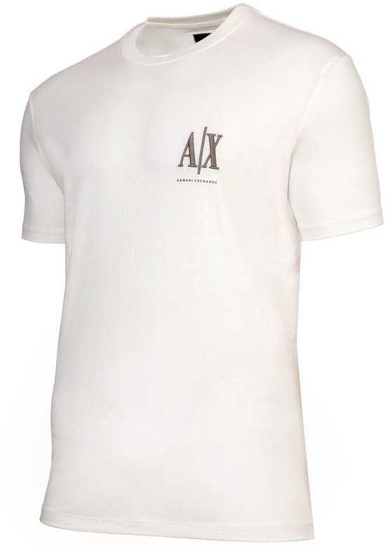 Printed Round Neck Short Sleeve T-shirt - White Shirts