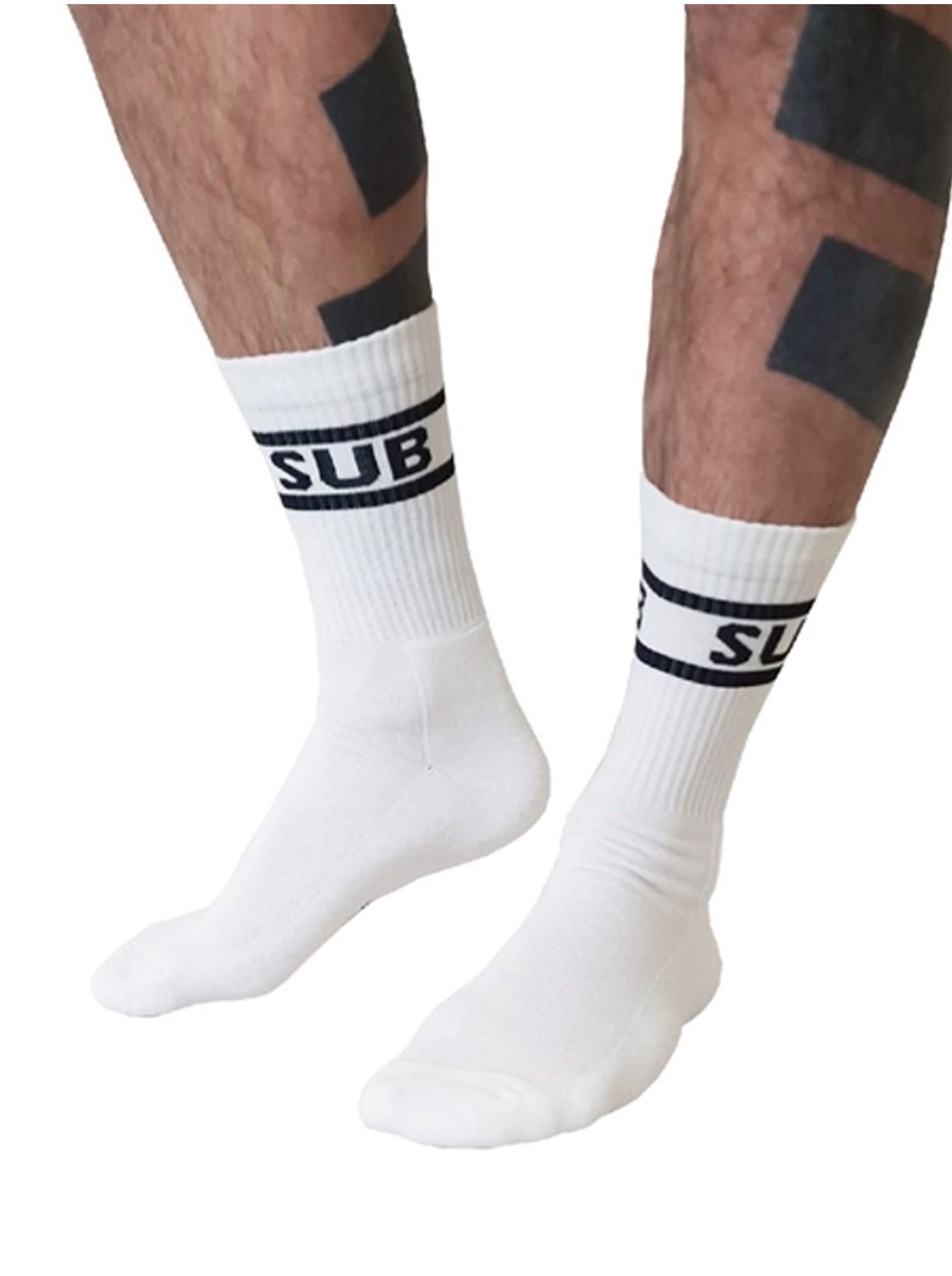 Mister b crew socks sub white 38-41