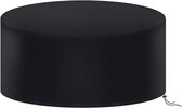 Ronde Tuintafel Beschermhoes - beschermhoes tuinmeubelen - Tuinmeubelhoes - 210d Oxford Ronde Buitentafel Beschermhoes - Weersbestendige Beschermhoes - Hoes Voor Tuin - Tuinmeubels Opberghoezen - 180 x 90 cm - Zwart