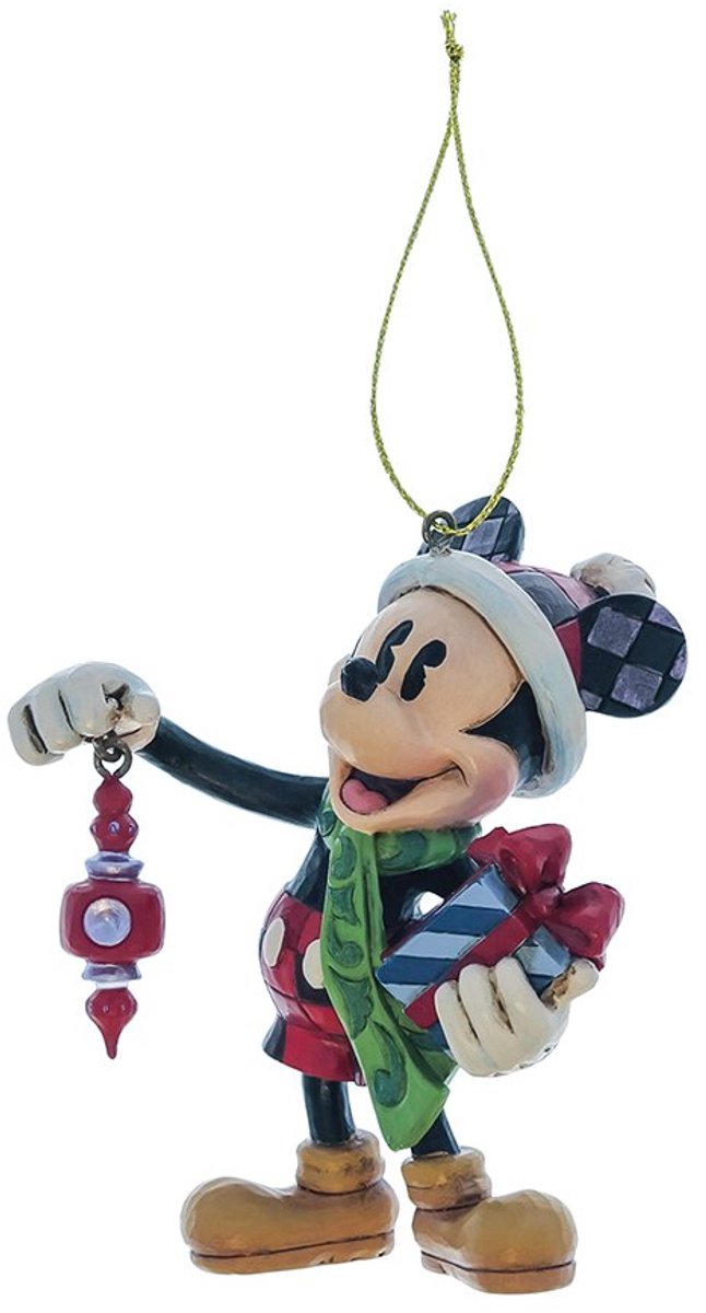 Mickey Mouse met Cadeau Ornament
