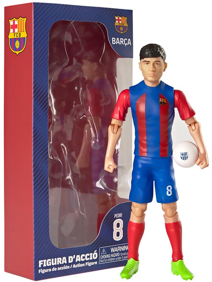 Socker FC Barcelona Pedri actiefiguur 20cm voetbal speelgoed.