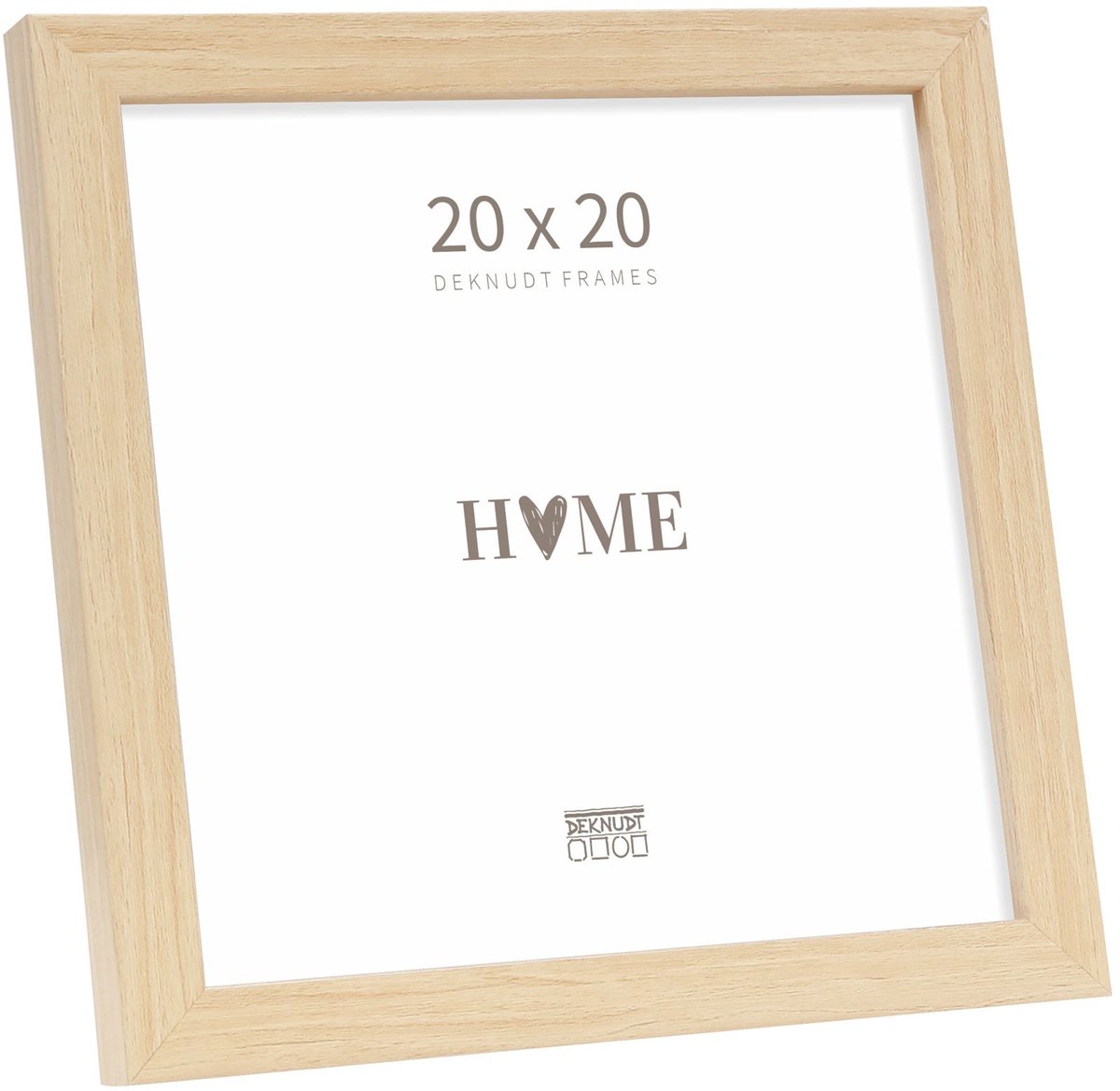 Deknudt Frames fotolijst S243H1 - naturel houtkleur - foto 20x20 cm