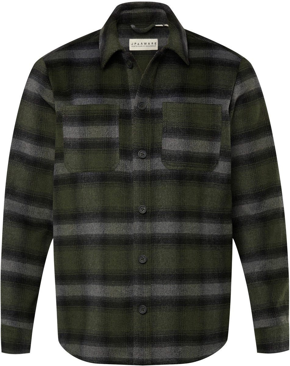 Grote Maten JP AWARE overhemd, Heren, bruin, Maat: 4XL, JP-Aware